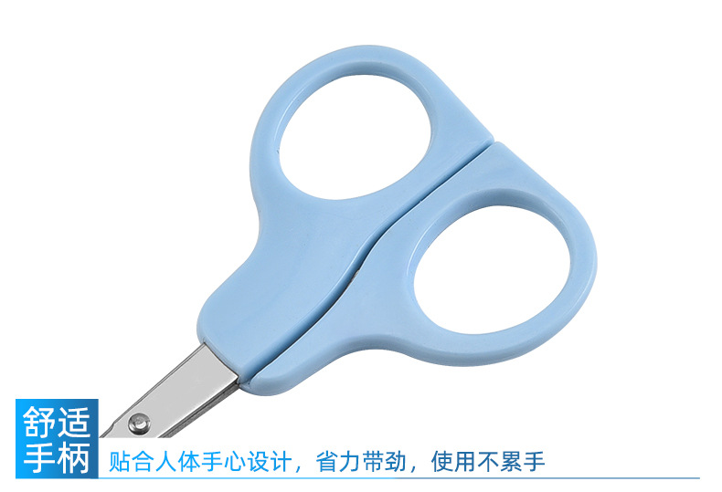 厂家批发不锈钢办公室学生小剪刀儿童裁纸文具手工剪刀塑料手柄详情8