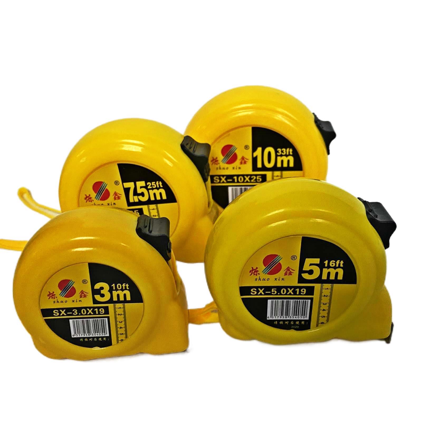 源头工厂 蜗牛不锈钢卷尺  5m 7.5m 钢卷尺 高精度家用测量米尺详情2