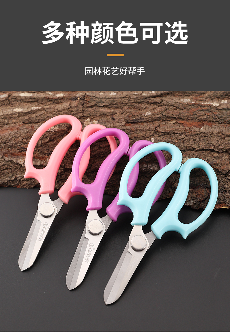 绿化嫁接园林园艺剪刀家用果树剪刀修枝神器剪花卉摘果剪树枝剪刀详情3