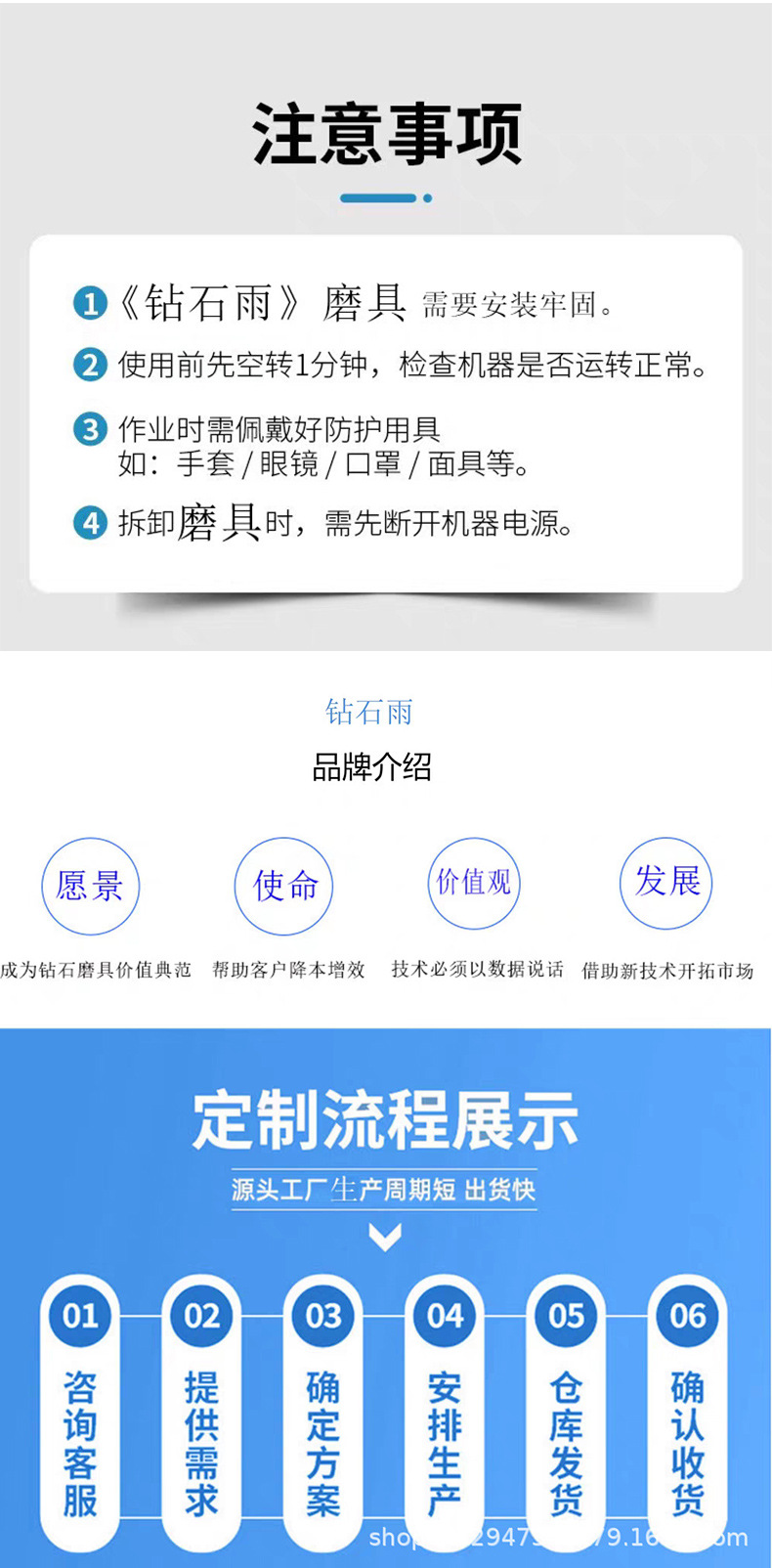全套美缝清缝金刚砂切割片电磨小切片金刚砂磨片玻璃玉石抛光磨片详情7