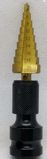 3pcs阶梯钻4-32mm 4-20mm 4-12mm宝塔钻头五金工具2020详情12