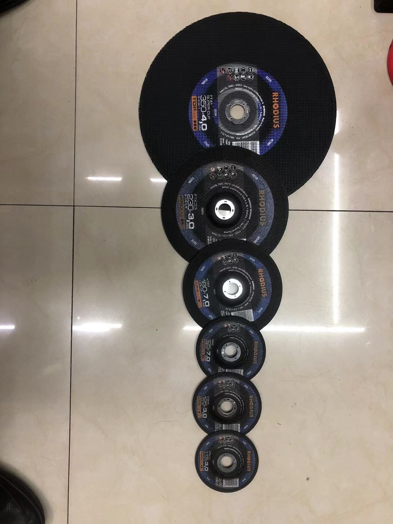 RHODIUS Cutting & Grinding disc wheel 德国罗迪斯树脂砂轮切割片打磨片EN12413详情5