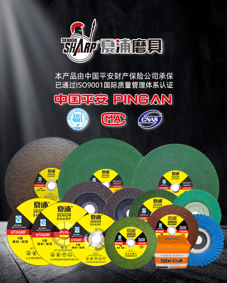 厂家夏浦不锈钢切割片角磨机树脂打磨具107双网超薄砂轮片详情1