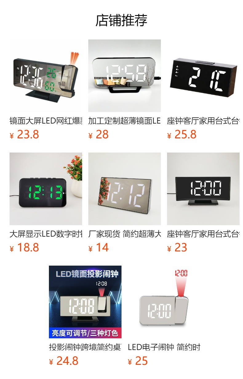 预览状态下无法点击,发布后,可点击跳转到对应的商品页面