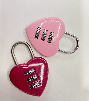 方圆锁业心形密码锁迷你小挂锁拉杆箱包笔袋抽屉通用详情4
