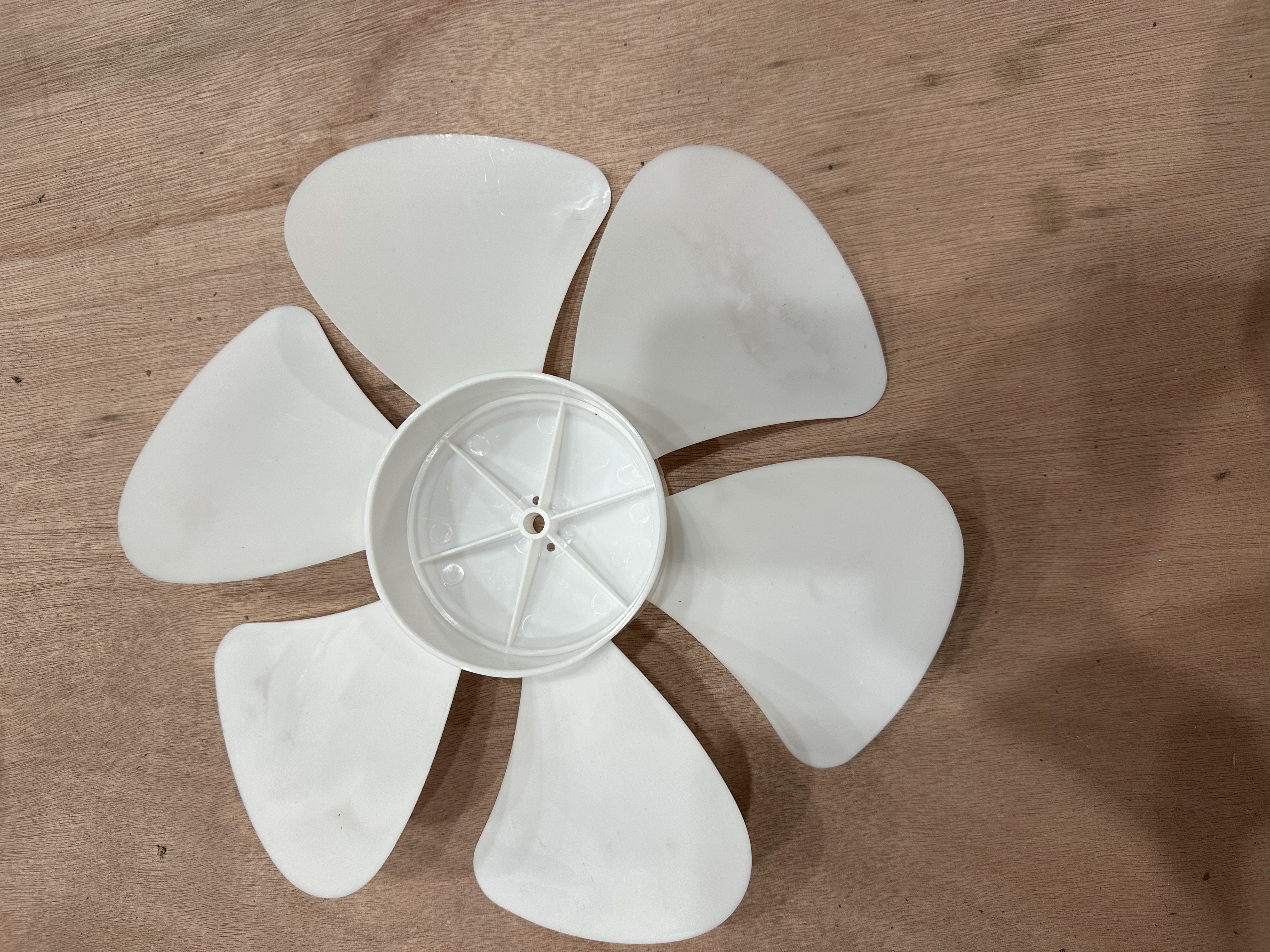 白色风扇叶 排发机机头用风扇叶片加厚耐用款详情2