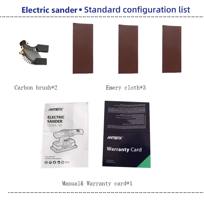 ANTIEFIX岸贴电动砂光机多功能打磨抛光机打蜡机ELETRIC SANDER砂光机详情7