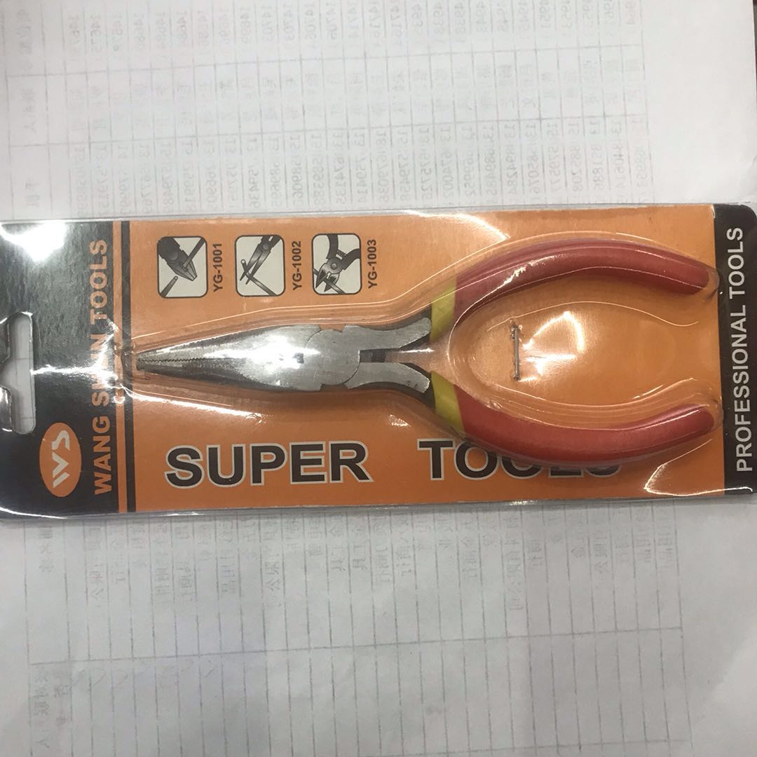 尖咀钳子针嘴钳工具尖嘴钳五金工具防滑手柄尖头钳子详情2