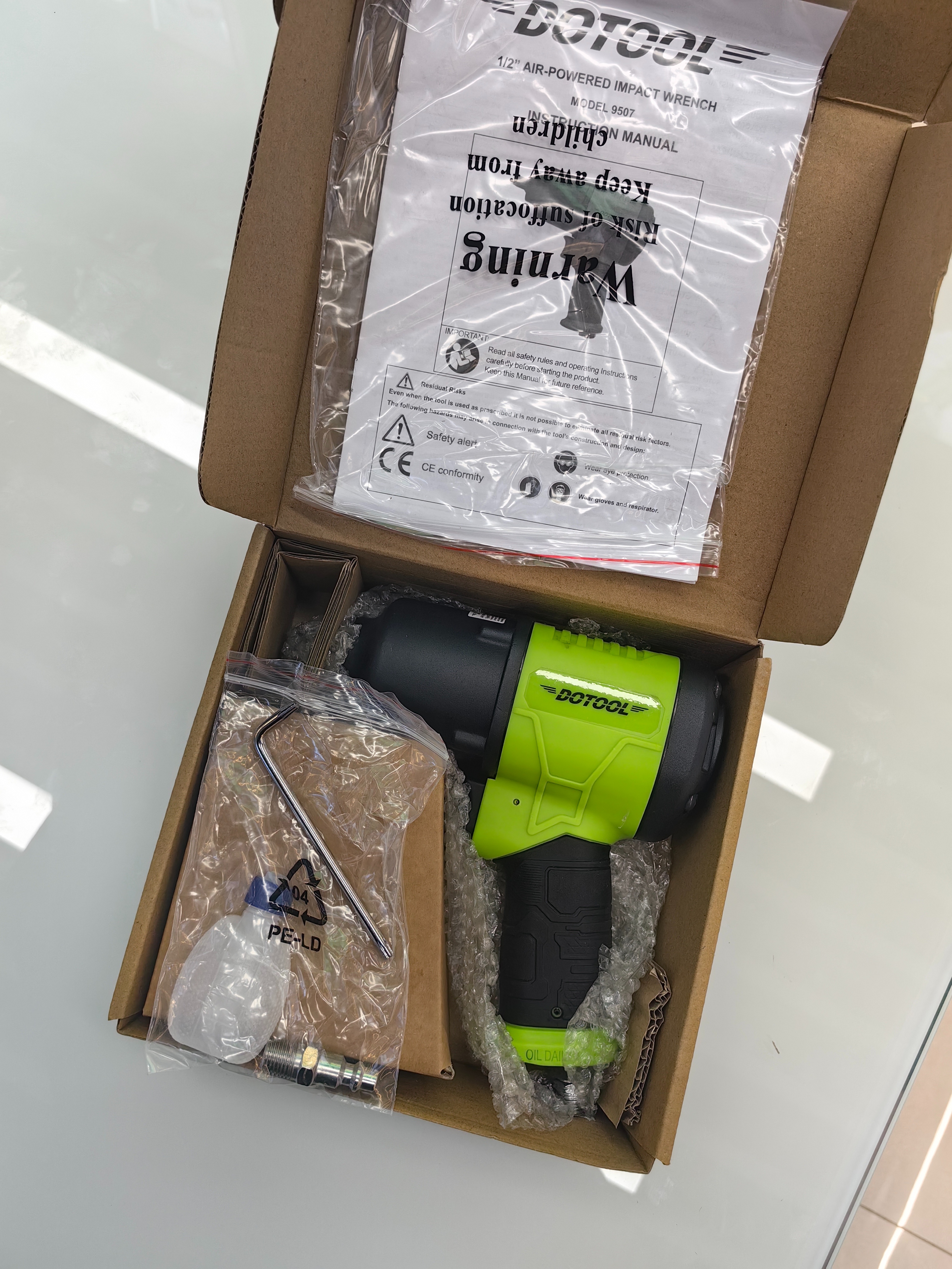 厂家直销DOTOOL气动扳手RP9507汽车拧螺丝详情3