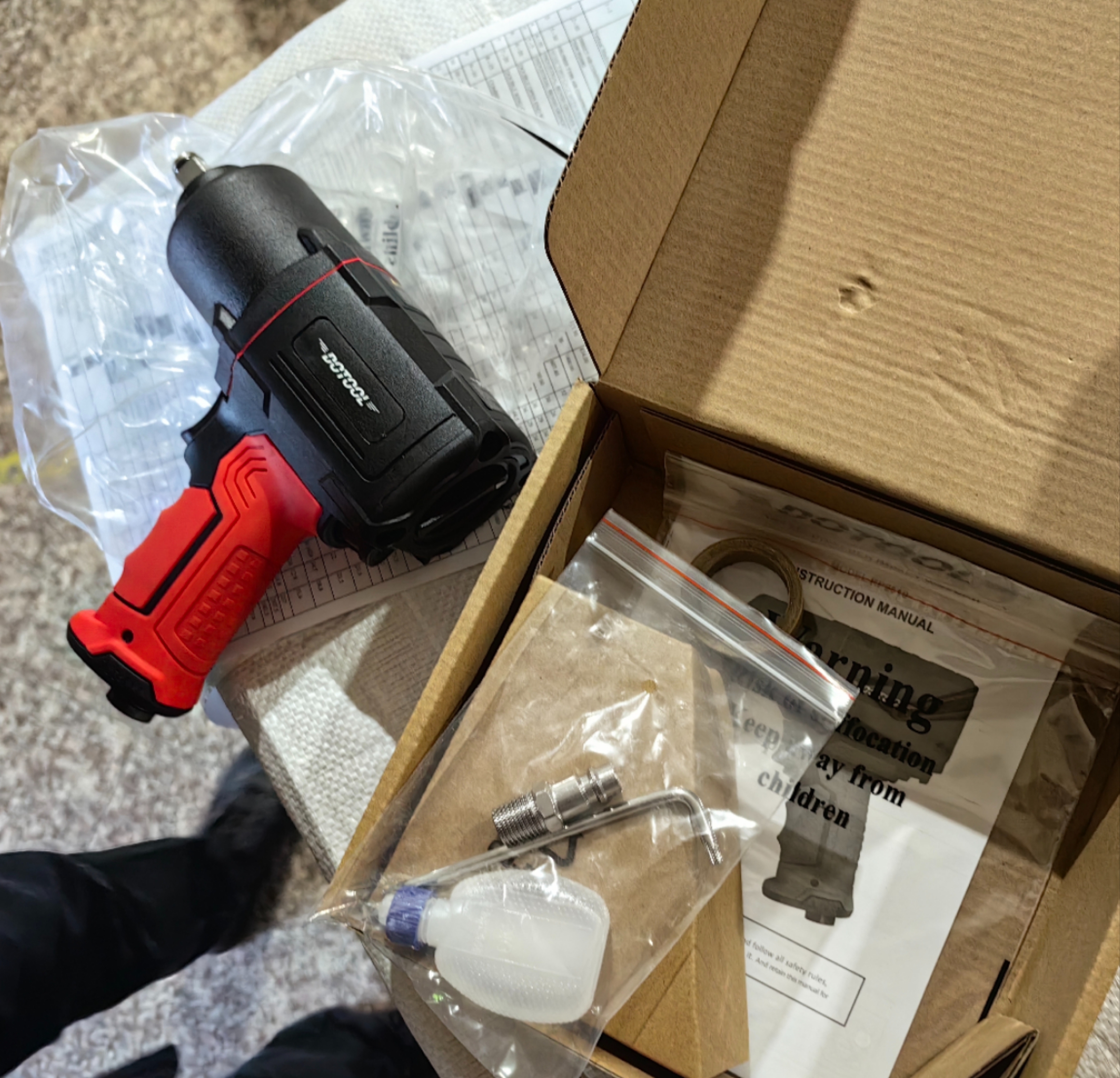 厂家直销DOTOOL气动扳手RP9510汽车拧螺丝详情8