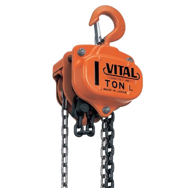 VITAL手拉葫芦1T3M环链小型吊机手动倒链葫芦 起重平壳手拉葫芦详情1