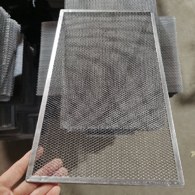 钢板网厂家包边菱形网置物架金属拉伸网过滤铝网不锈钢网格网片详情2