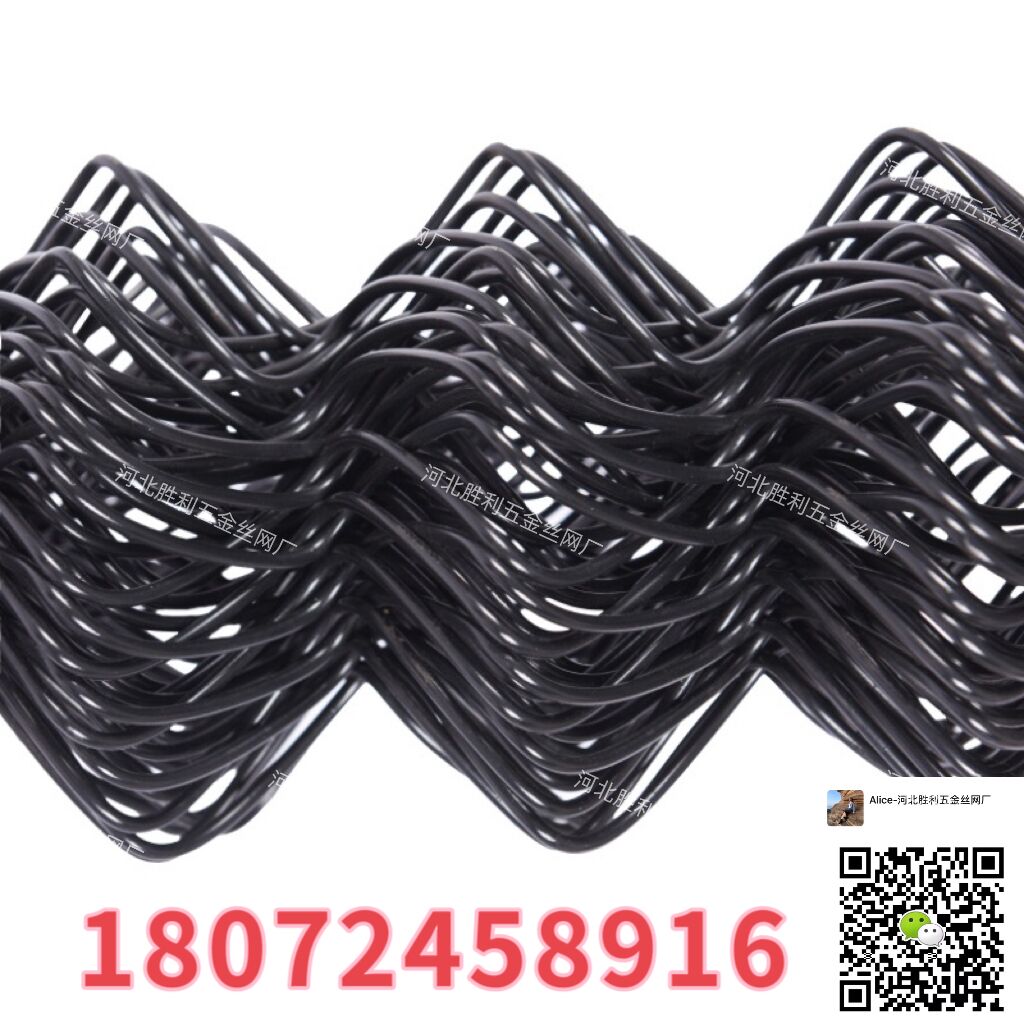 勾花网 编织网 篮球场用网 菱形网 铁丝网 1.8mx20kg4详情2