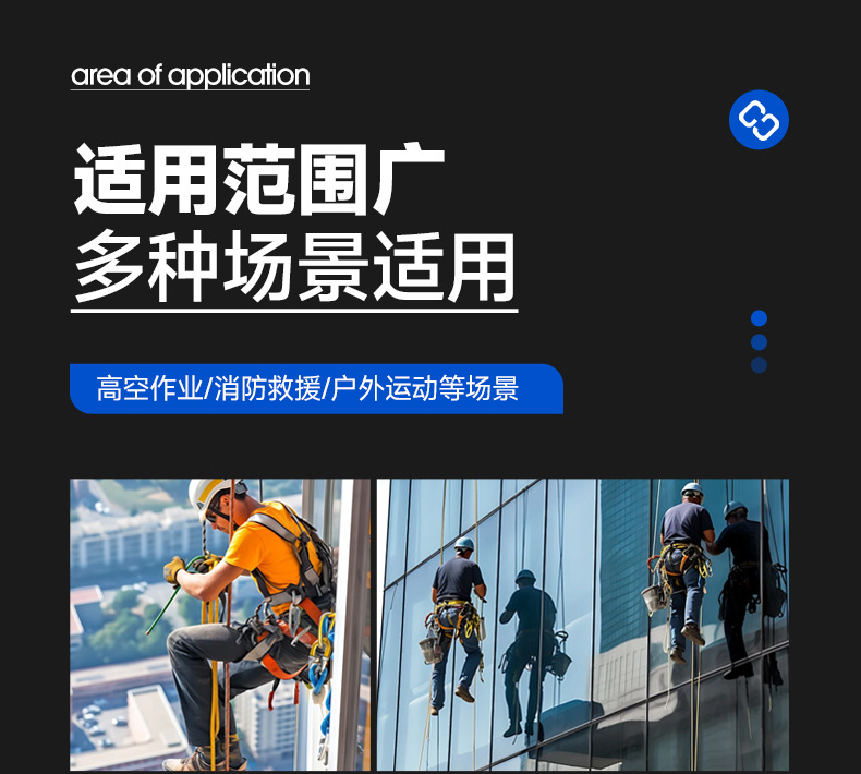安全绳 消防救援绳家庭应急火灾逃生绳高空逃生内置钢丝内芯 现货详情12
