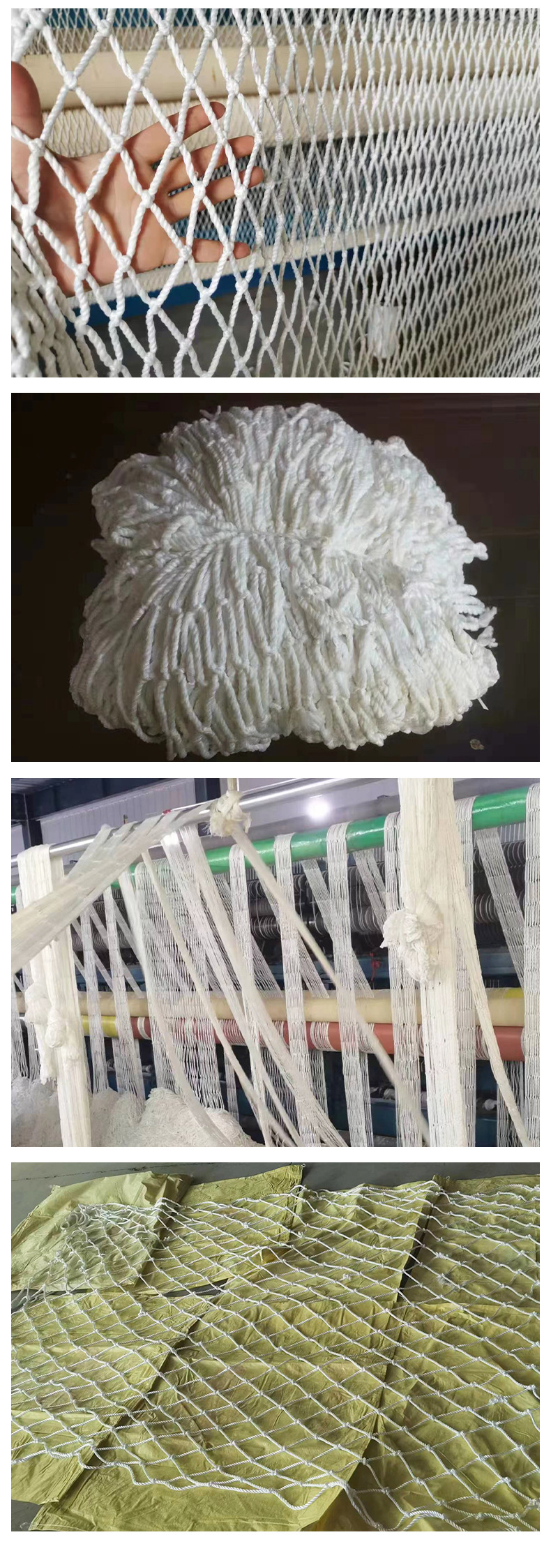 安全平网建筑阻燃安全网白色尼龙网工地外架防护防坠网高空安全网详情7