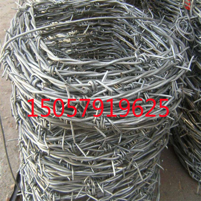 防锈热镀锌双股刺绳加密带刺铁丝网圈山圈地围栏不锈钢丝包塑刺线详情3