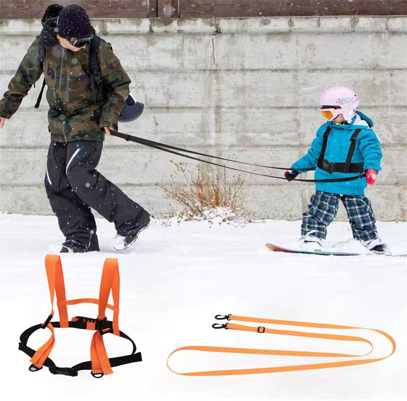 儿童训练带小孩防丢防走失牵引绳儿童训练滑雪安全带防摔运动腰带详情9