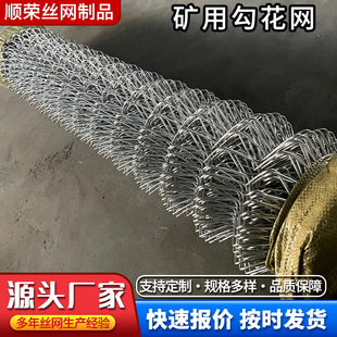 煤矿可拆卸铁丝菱形建筑工地镀锌电焊活络冷勾花网锌钢矿井详情19