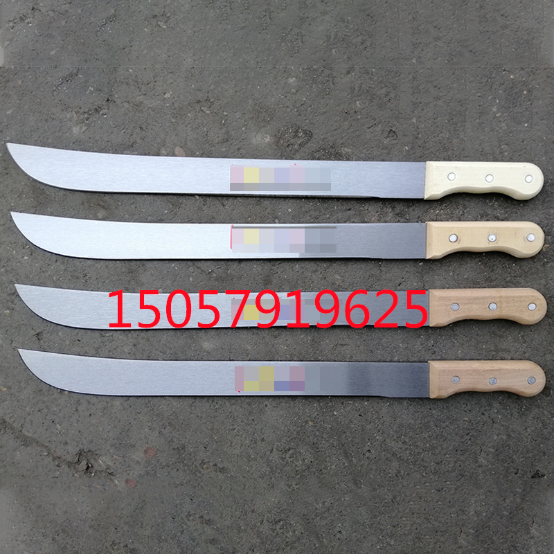 M24 slasher五金农用工具出口非洲南美砍甘蔗刀草刀弯刀 6寸 8寸 木柄塑料柄 不零售详情6