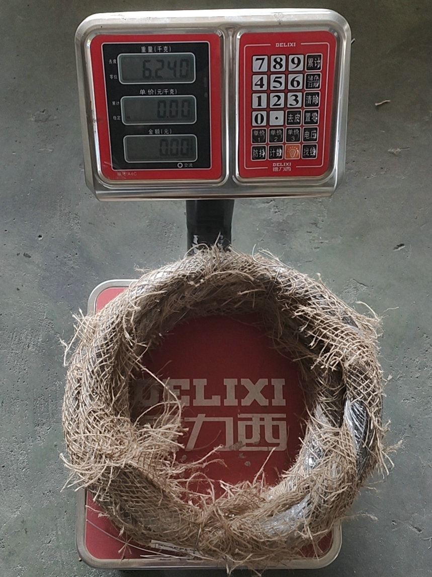 黑铁丝 1.2mm 1.25kg*5pcs 内塑外麻详情1