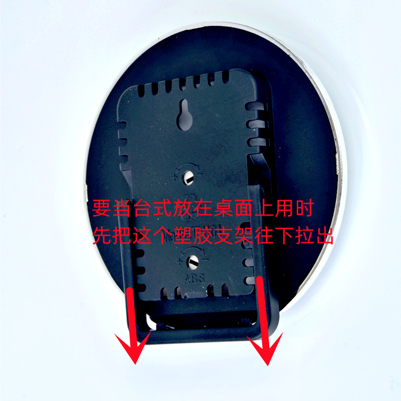 室内温湿度计OK101机房仓库房工厂车间台式壁挂两用温湿度表详情5