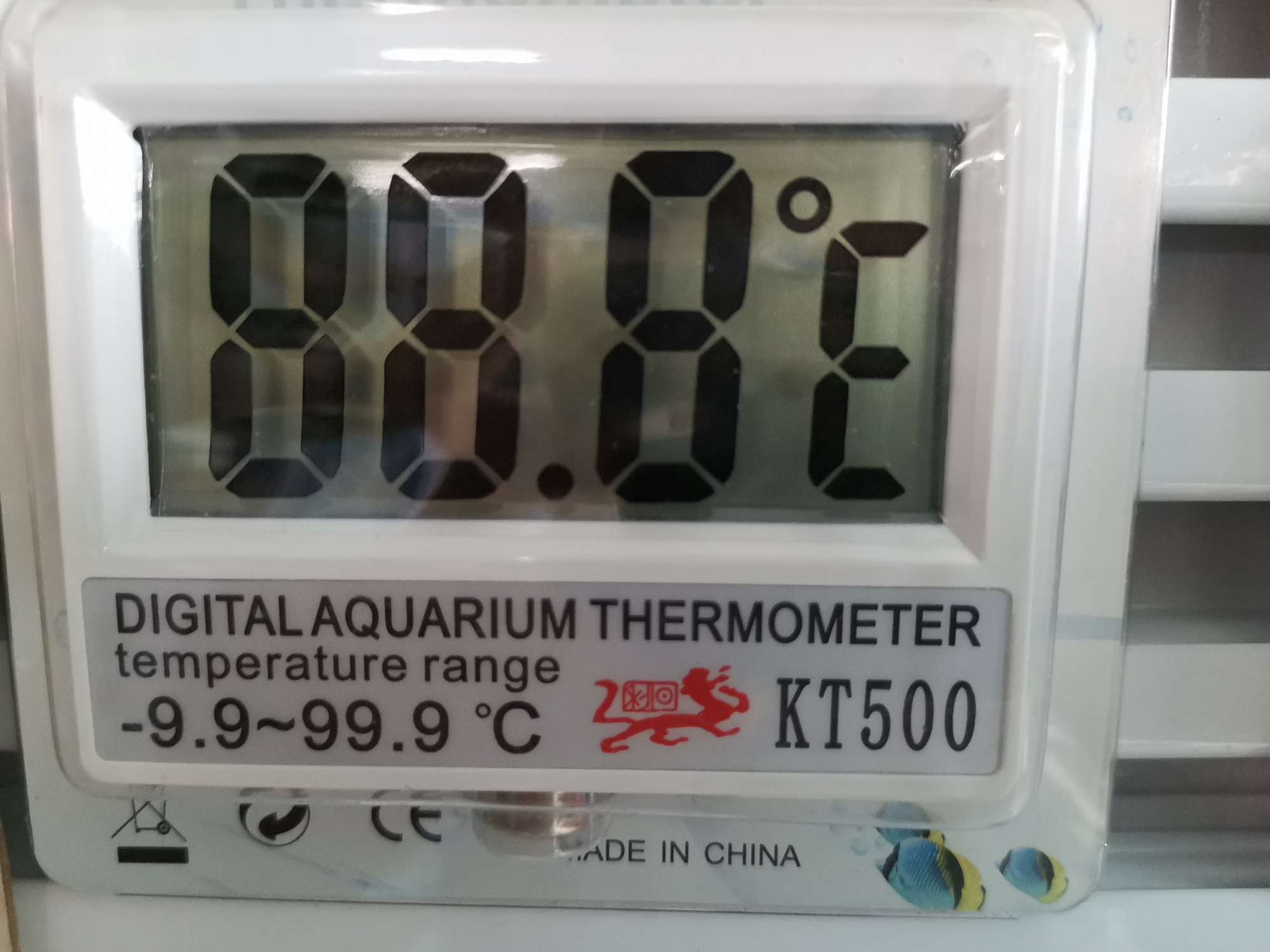 鱼缸温度计高精度LED数显水温计水族箱养鱼测温电子温度计鱼缸温度计贴片式高精度缸内潜水探头水温计水族专用LED电子数显详情1