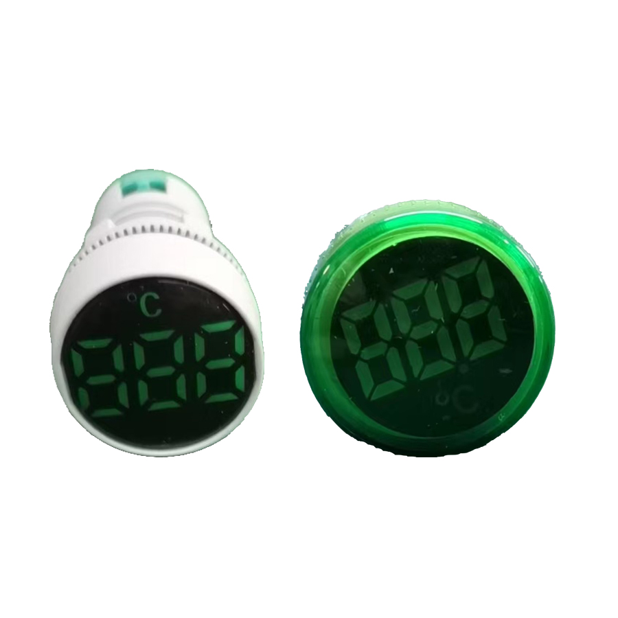 温度表 AD16-22D 普通水晶膜 大数码管 红绿黄蓝白 方圆详情1