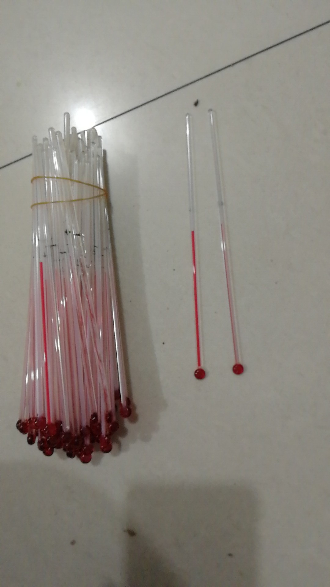厂家直销；批发供应工艺品配件纸板温度计，铝片温度计，不干胶温度计配件详情4