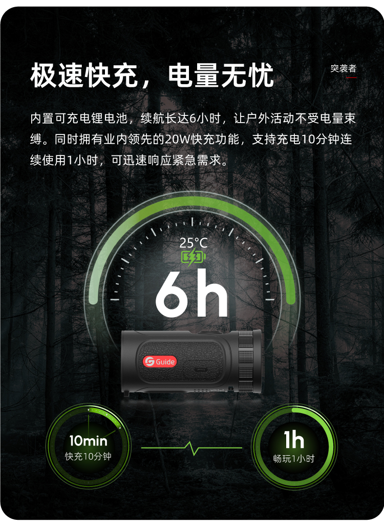 高德TE211M突袭者手持红外热成像仪高清热搜一体机夜视仪自由虎详情8