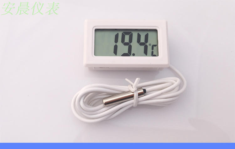 电子温度计高精度带探头冰柜温度显示器家用室内鱼缸爬虫数显水温详情8