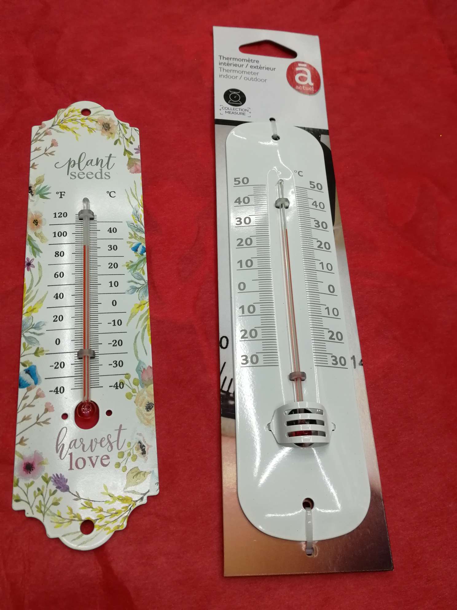 厂家直销；各种新款工艺品温度计，印花家用温度计详情4