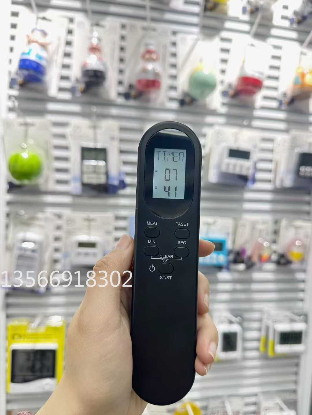 大手柄折叠款温度计 温度+计时 二合一详情4