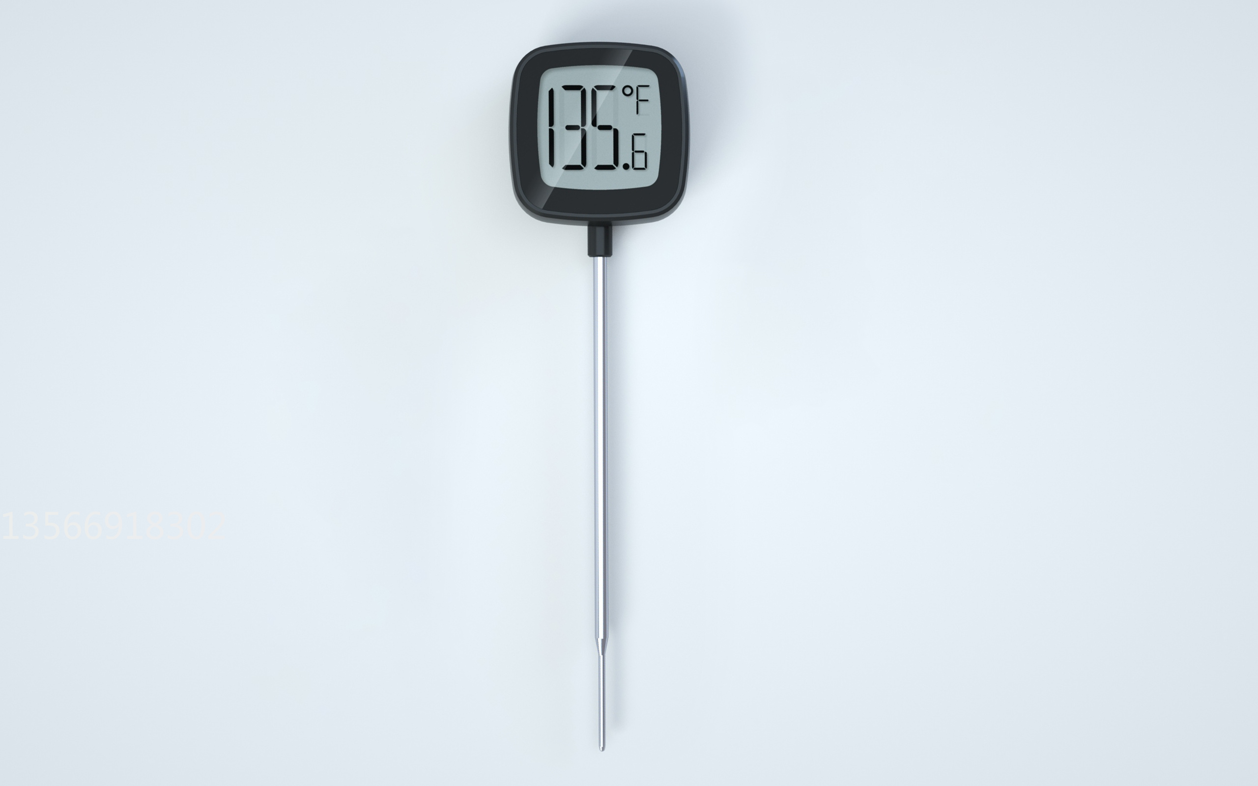 电子数显温度计可转头90° 食品探针温度计详情1