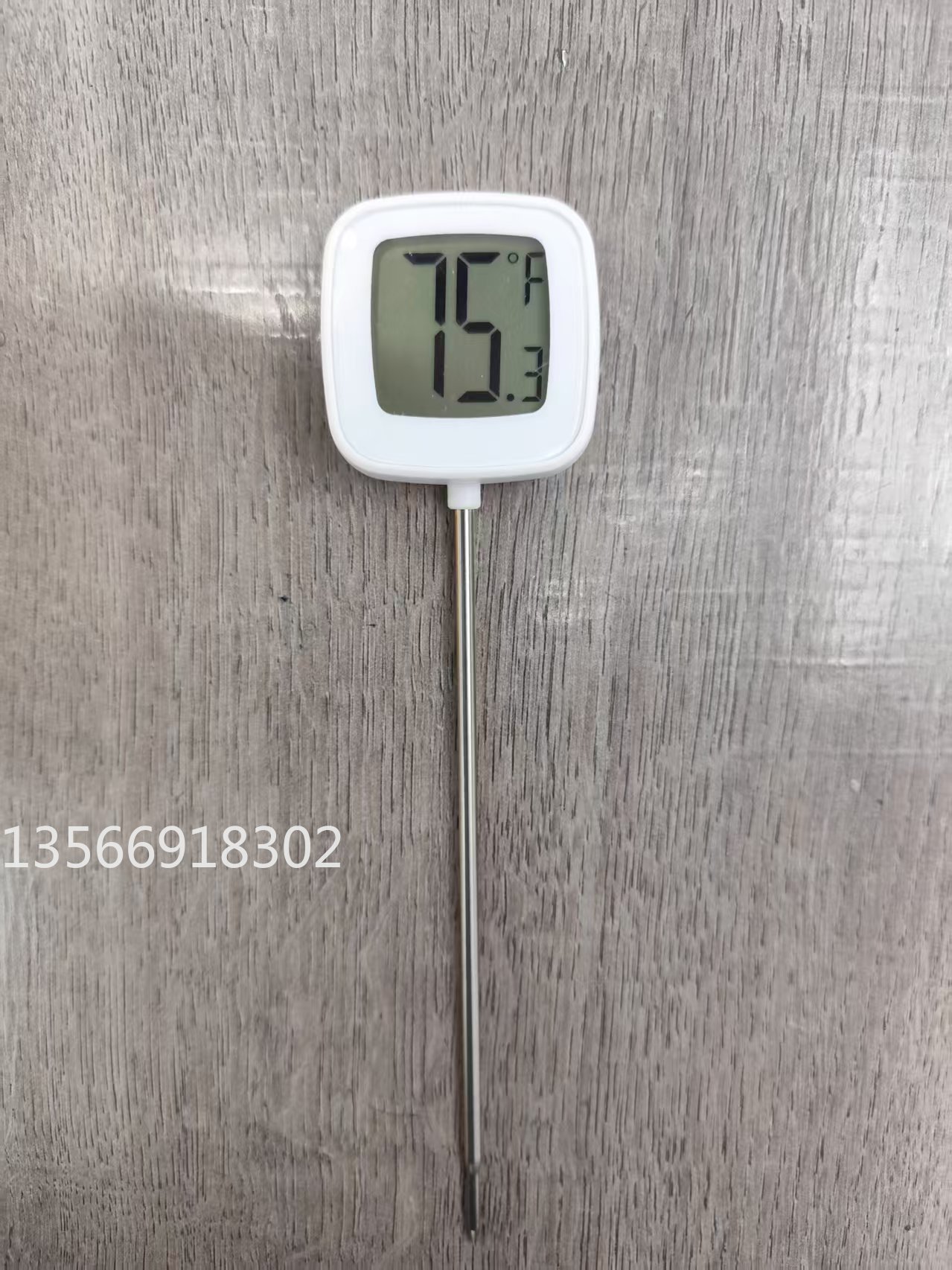 电子数显温度计可转头90° 食品探针温度计详情2