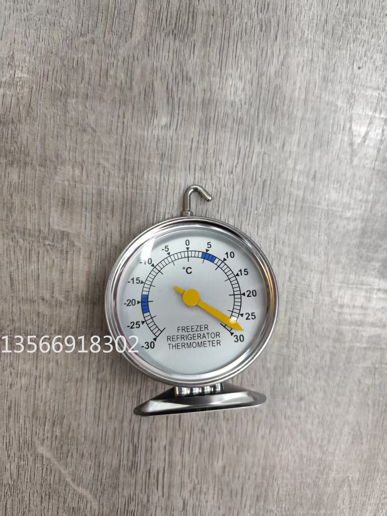 冰箱温度计 高精度温度表冰箱 适用于各种低温储存设备 不锈钢详情3
