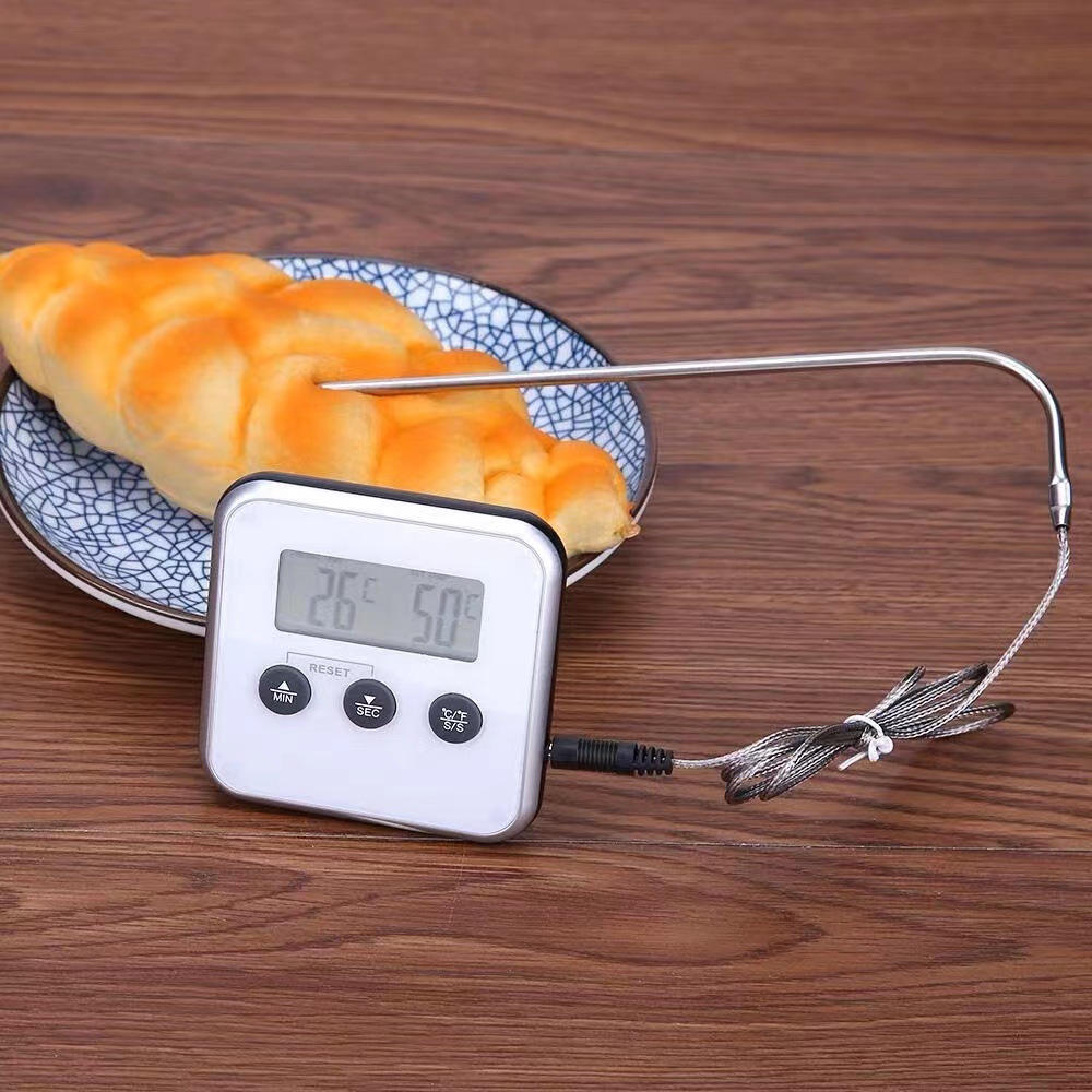 厂家批发数字食品温度计厨房烤肉烧烤温度计肉类计时器探针温度计详情23