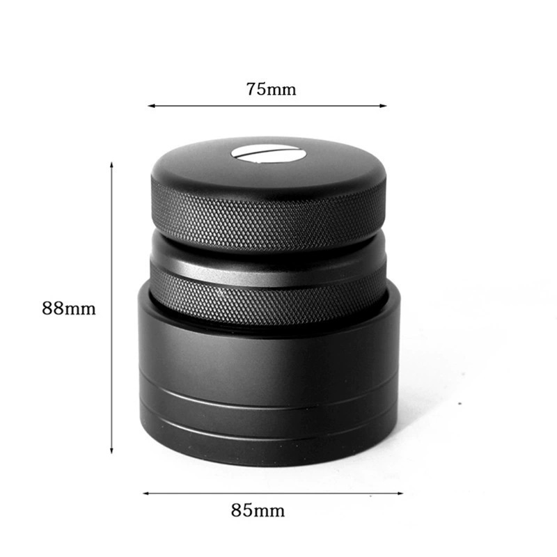 咖啡新款63mm铝合金四层磨粉器固定式研磨器大容量咖啡豆磨粉器具详情5