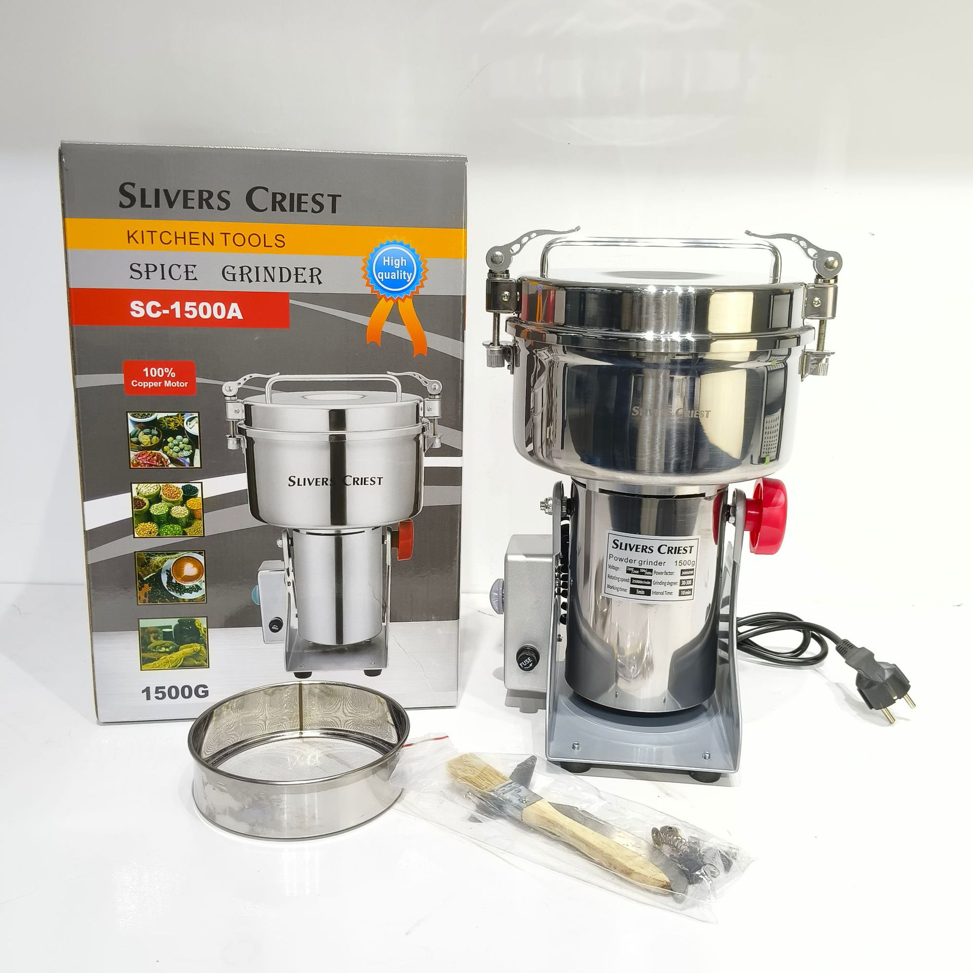外贸批发 咖啡磨粉器家用小型搅拌打粉碎机五谷杂粮研磨器干磨杯详情11