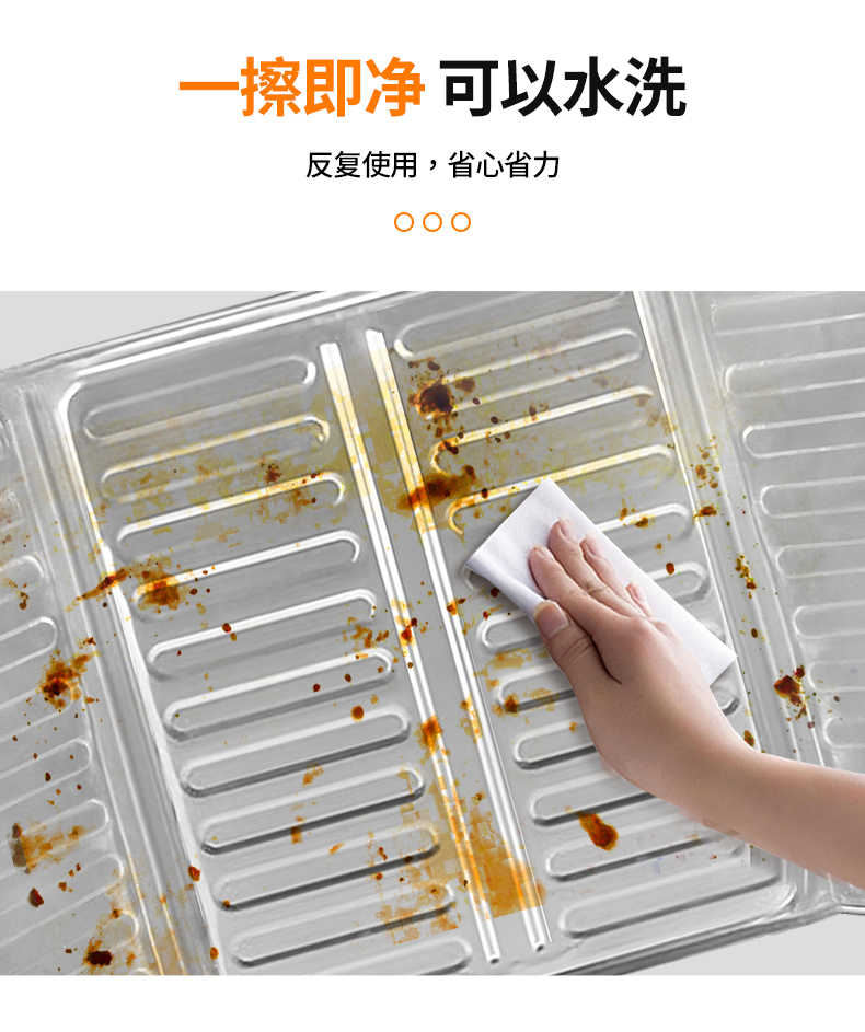 厨房挡油板防溅铝箔挡板煤气炉灶炒菜烹饪家用隔热耐高温挡油板详情11