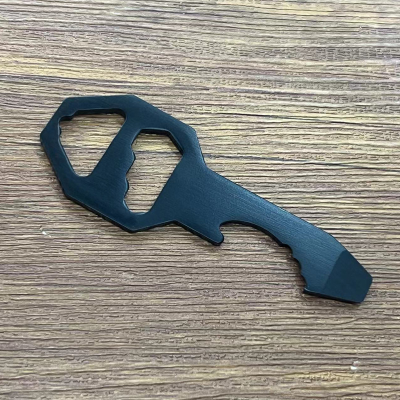 厂家直销钥匙挂件扣卡式工具卡多功能开瓶器内六角挂件便携刀批发详情4