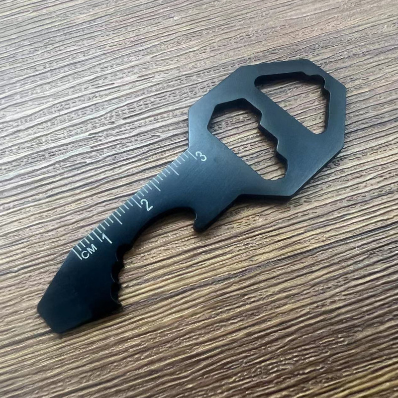 厂家直销钥匙挂件扣卡式工具卡多功能开瓶器内六角挂件便携刀批发详情1