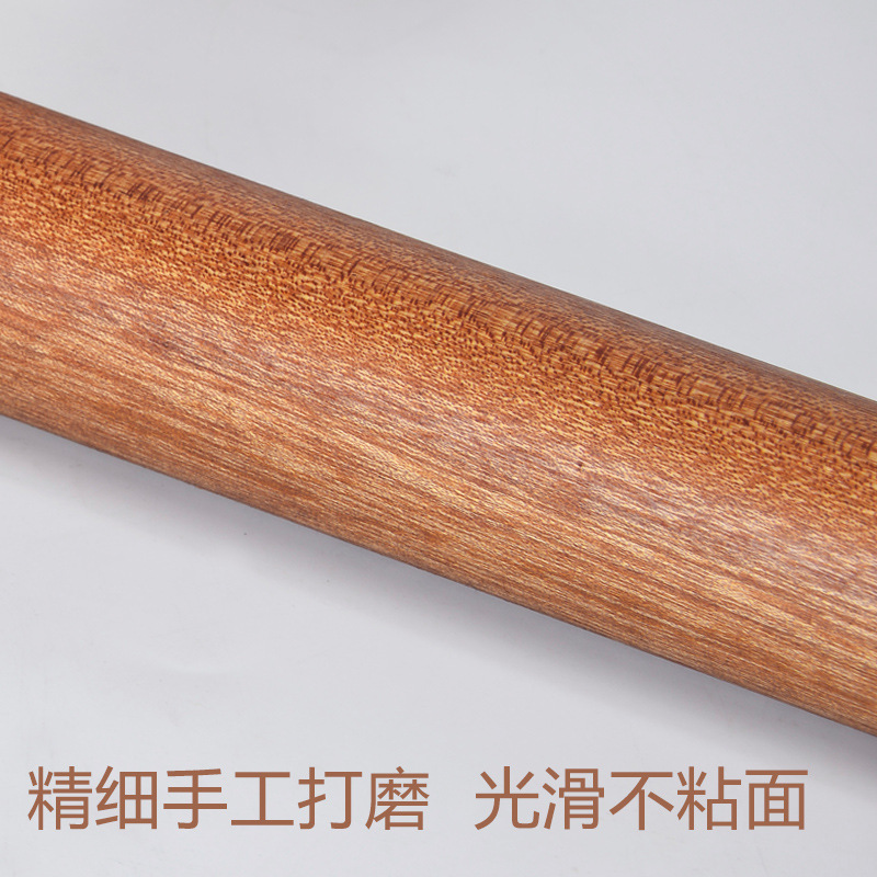 乌檀木擀面杖擀面杖实木 擀面皮 烘焙工具木质擀面棍面杖木棒木棍详情3