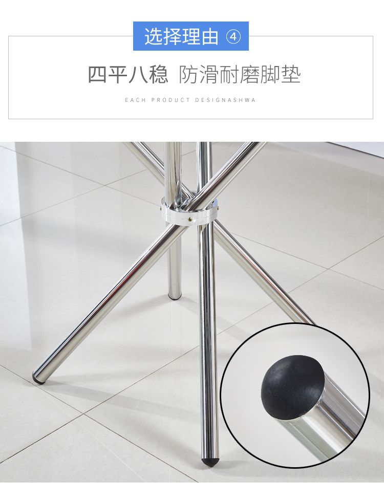 钢化玻璃圆桌现代简约小户型餐桌洽谈接待小圆桌子阳台户外休闲桌详情11