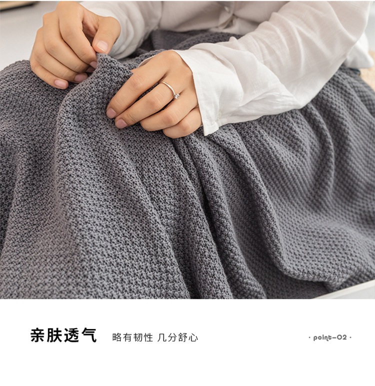 夏季轻薄全棉小毛毯 休闲空调房盖毯单层儿童纯棉午休飞机毯详情4