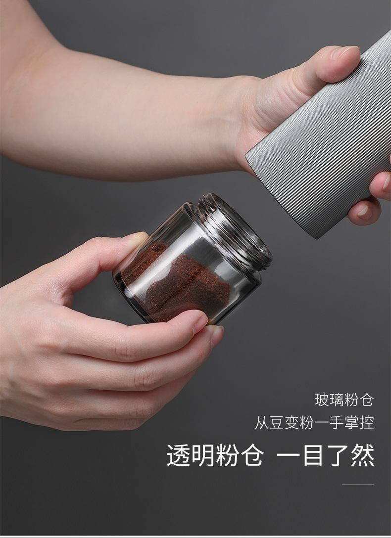 Hero螺旋桨S02手摇磨豆机 咖啡豆研磨机便携家用磨粉机手动咖啡机详情2
