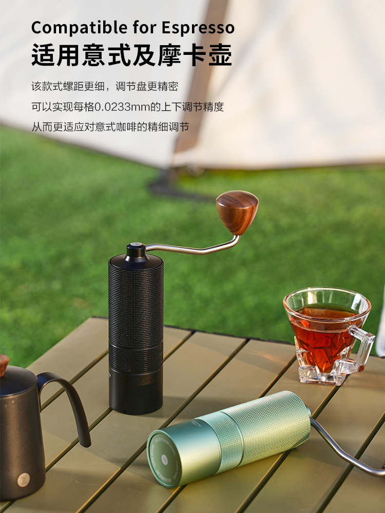 跨境手摇磨豆机CNC钢磨芯咖啡豆手磨机外调家用意式研磨器咖啡机详情14
