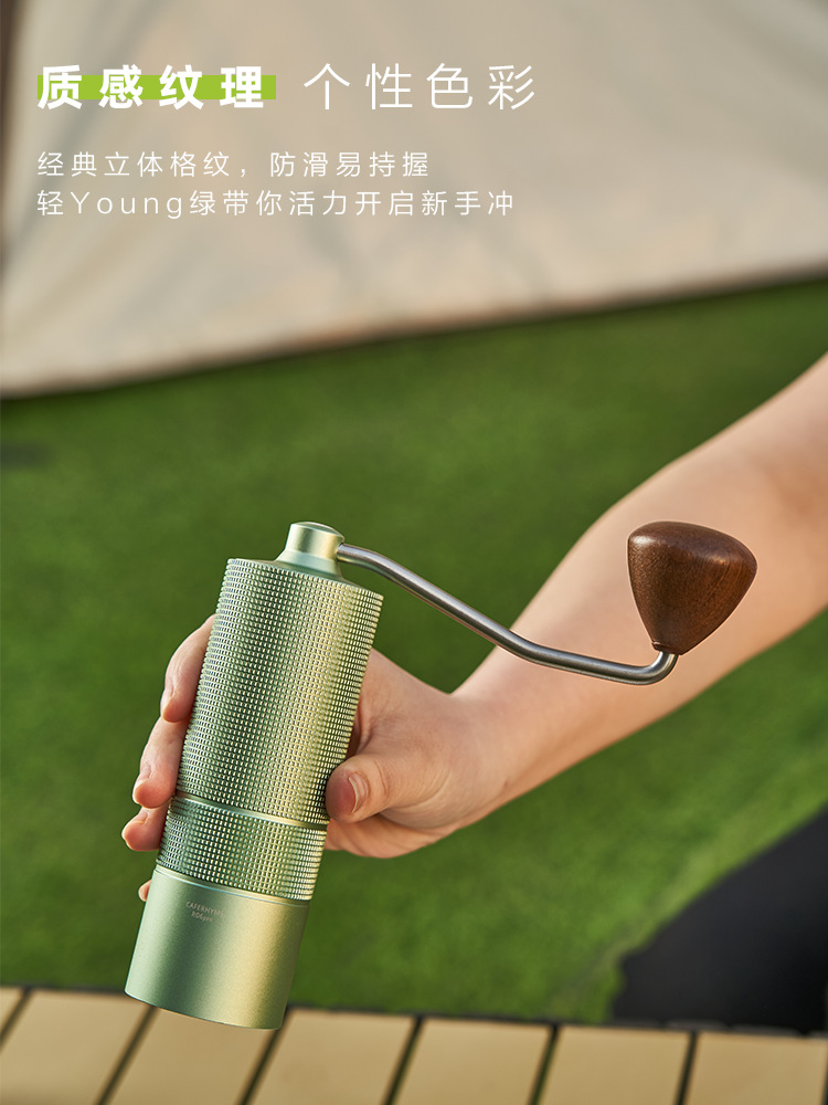 跨境手摇磨豆机CNC钢磨芯咖啡豆手磨机外调家用意式研磨器咖啡机详情28