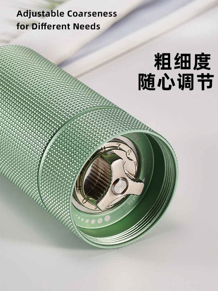 跨境手摇磨豆机CNC钢磨芯咖啡豆手磨机外调家用意式研磨器咖啡机详情30
