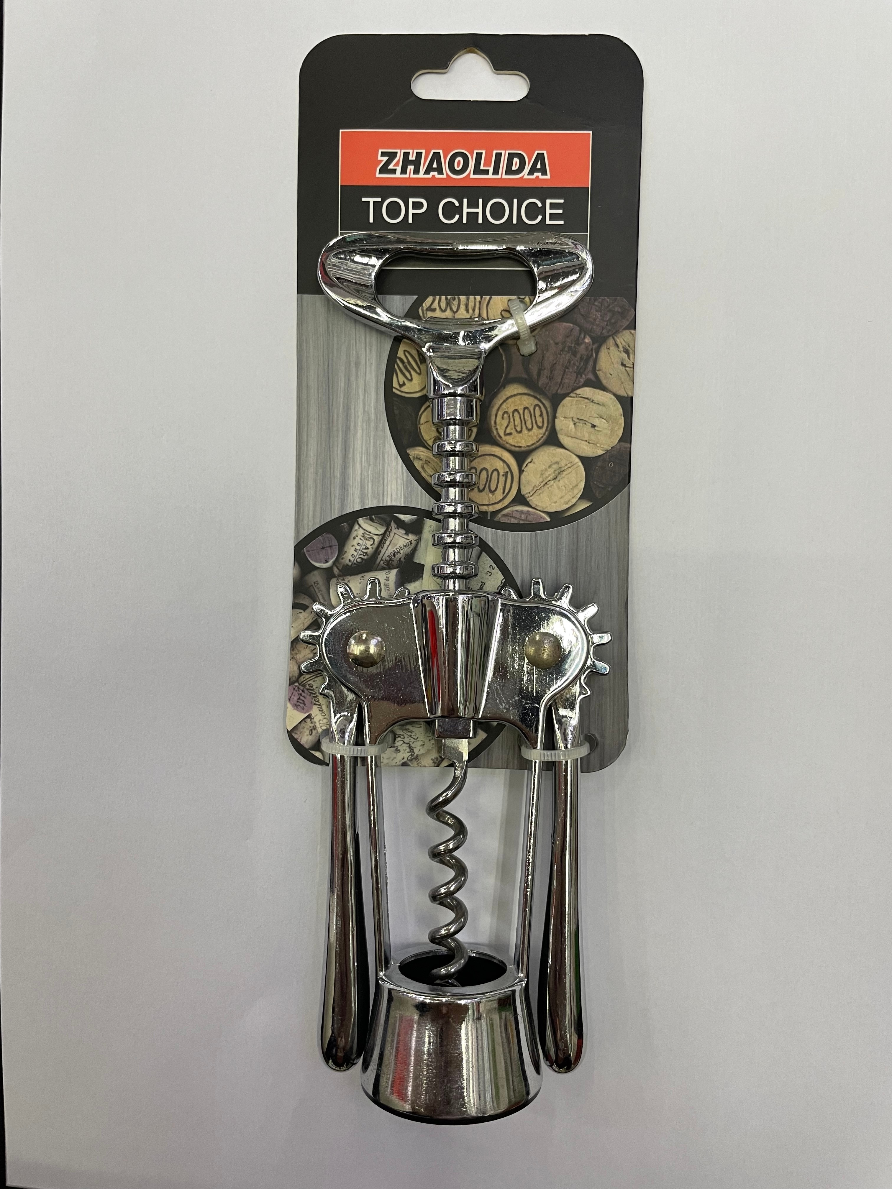镀络红酒开瓶器 家用葡萄酒多功能直头酒刀开瓶器红酒起子双柄启瓶器启子 防止木塞断裂详情1