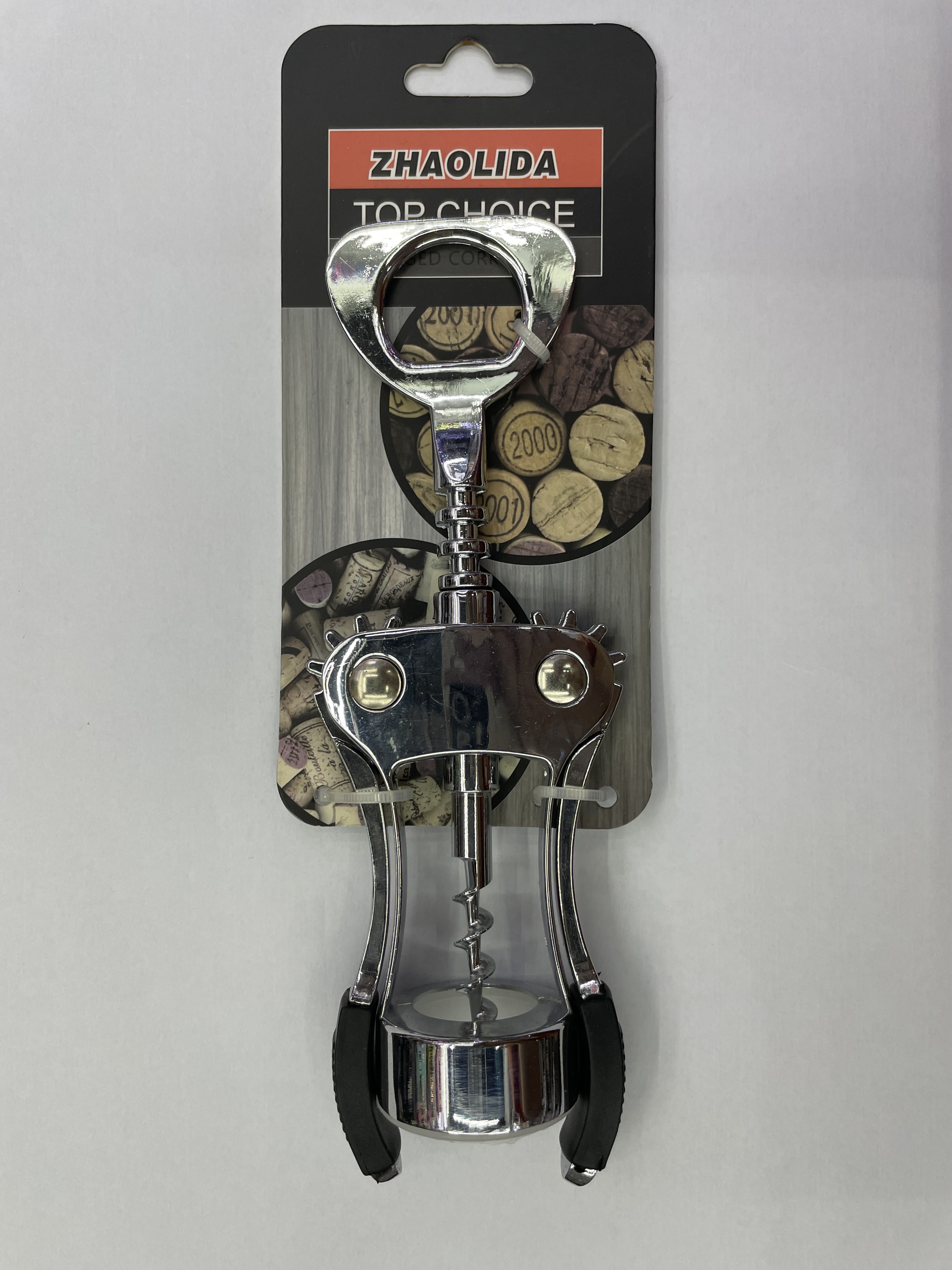 欧式红酒开瓶器 家用葡萄酒多功能直头酒刀开瓶器红酒起子双柄启瓶器启子 防止木塞断裂详情1
